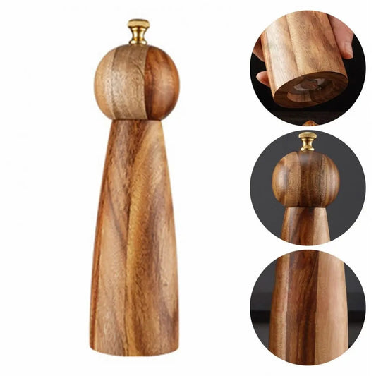 Grinder Round Head Wood Kitchen Tools