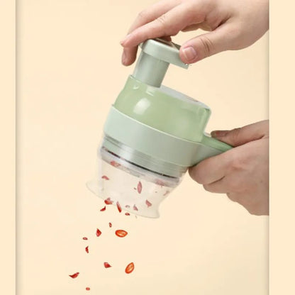 Multifunctional Household Slice Electric Garlic Pounding Chopper