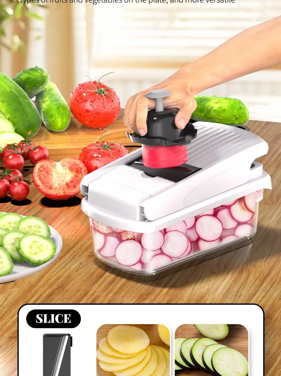 Household Multi-function Vegetable Chopper Kitchen 15-in-one